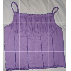 Peasant Tank Top Lavender